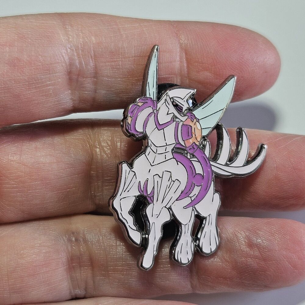 Pokemon Origin Forme Palkia Pin TCG Badge Accessories Silver Tone Pink Enamel